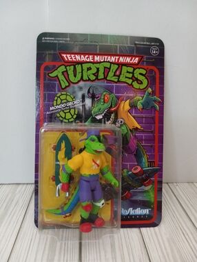 Super7 ReAction Figure Teenage Mutant Ninja Turtles Mondo Gecko TMNT
